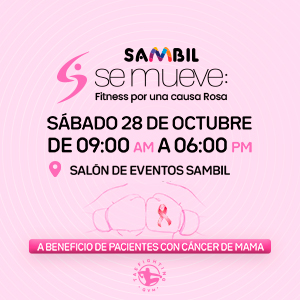 2023 Sambil se mueve: Fitness por una causa Rosa 2023